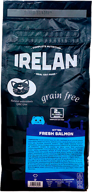 Irelan salmón fresco para gatitos